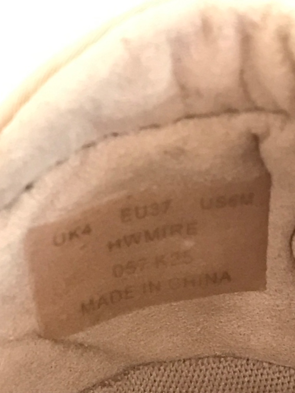 HUNTER Mire Mary Jane Mesh Shoe Tan Sneakers Women’s Size 6 - Picture 15 of 15